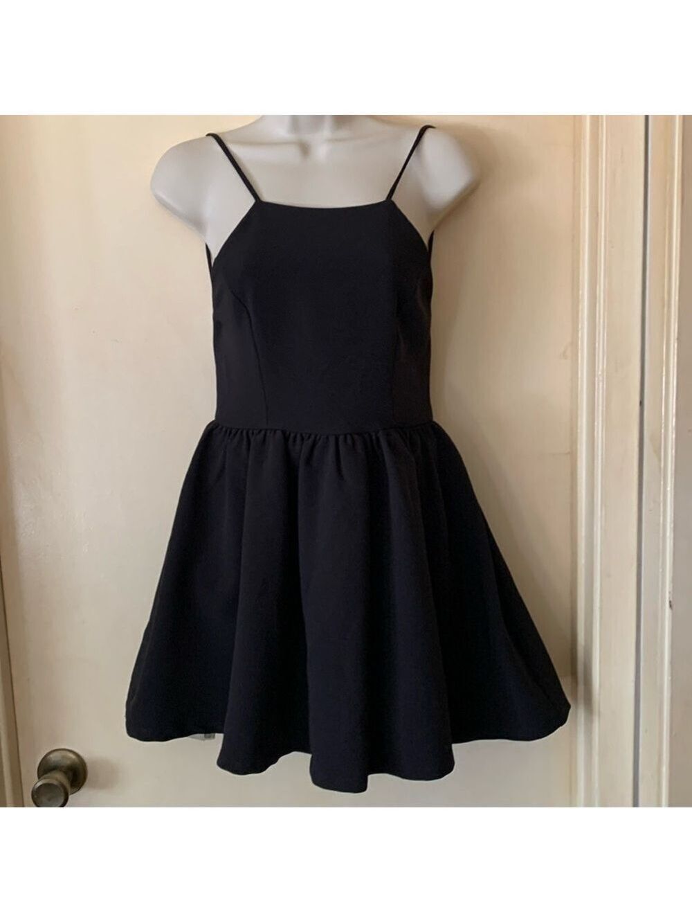 Lulus black low back dress size S